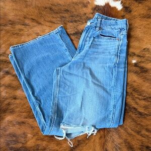 American Eagle CURVY Super High Rise Baggy Wide Leg Jeans